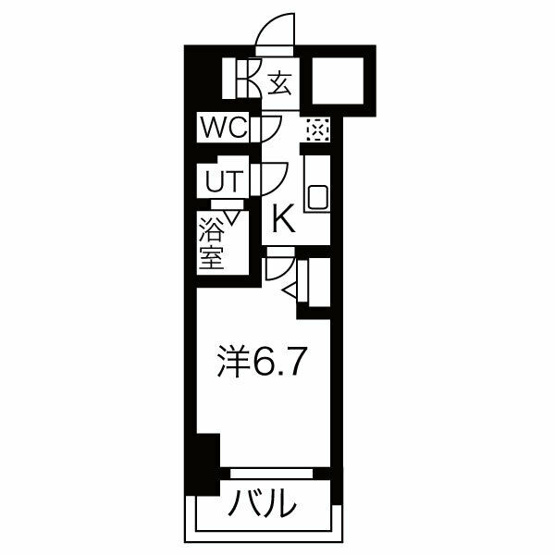 【間取り】 | メイクス鶴舞Ⅱ