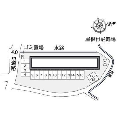 レオパレス観音寺の区画図