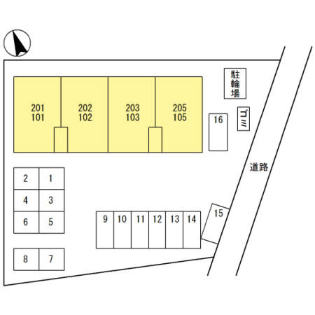 プラセール紙町の区画図