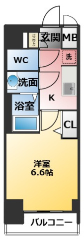 プレサンス名駅南エディフィスの間取り