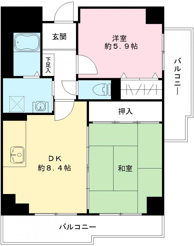パレラガールの間取り