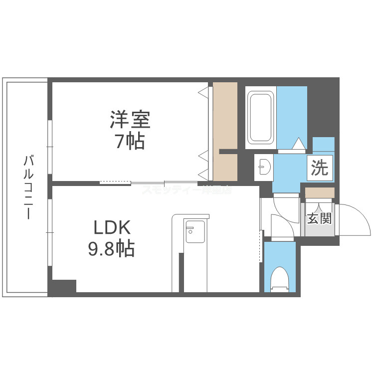 Casa del Yo.の間取り