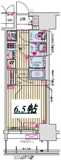 プレサンスTHE新栄の間取り