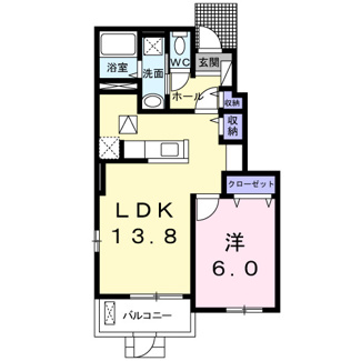 【間取り】 | エレガンス　Ｂ