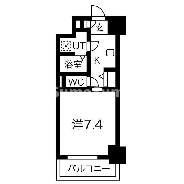 ワールドアイ神戸湊町の間取り