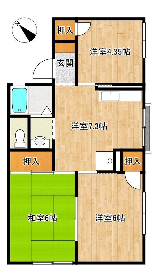 クォリティ篠原の間取り