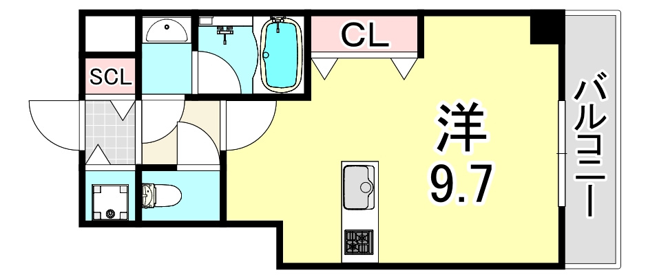 ブランTAT西宮本町Ⅱの間取り