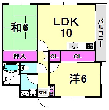 サクシード甲子園の間取り