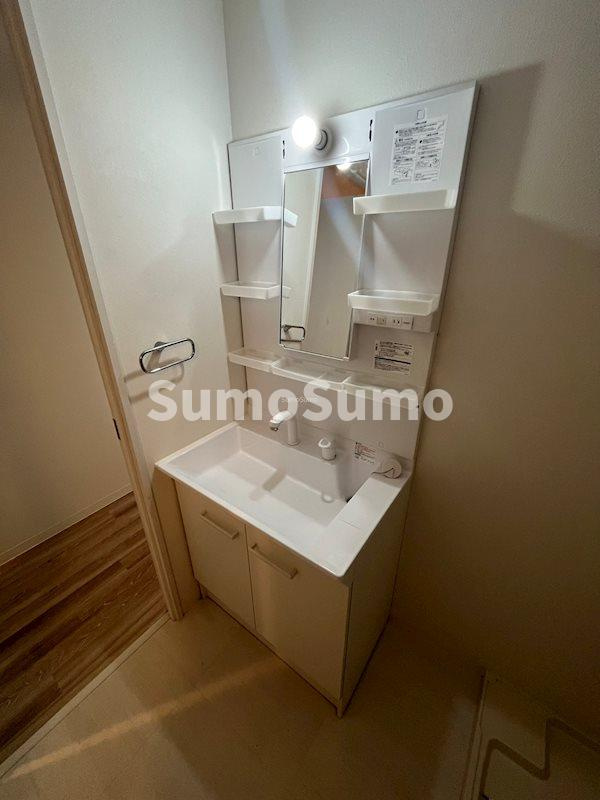 モデラート上町台の洗面所