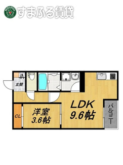 【間取り】 | LE COCON 刈谷Ⅱ　刈谷市寺横町