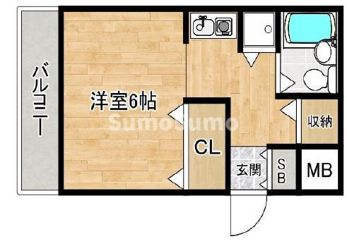 ドムールコスモス甲南町の間取り