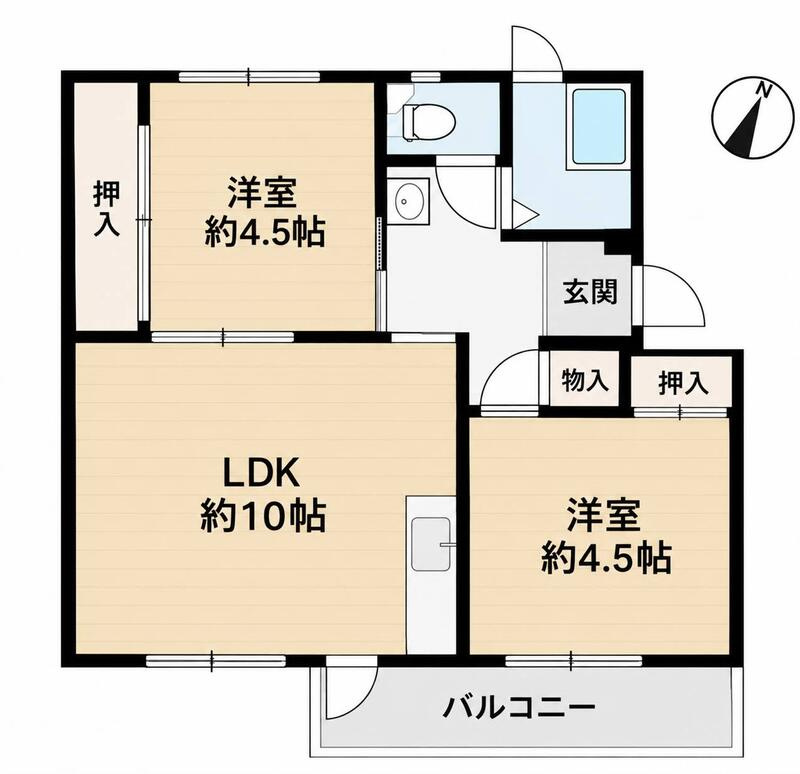 高尾台住宅の間取り