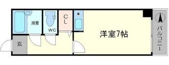 プリエ南船場の間取り|プリエ南船場　間取図