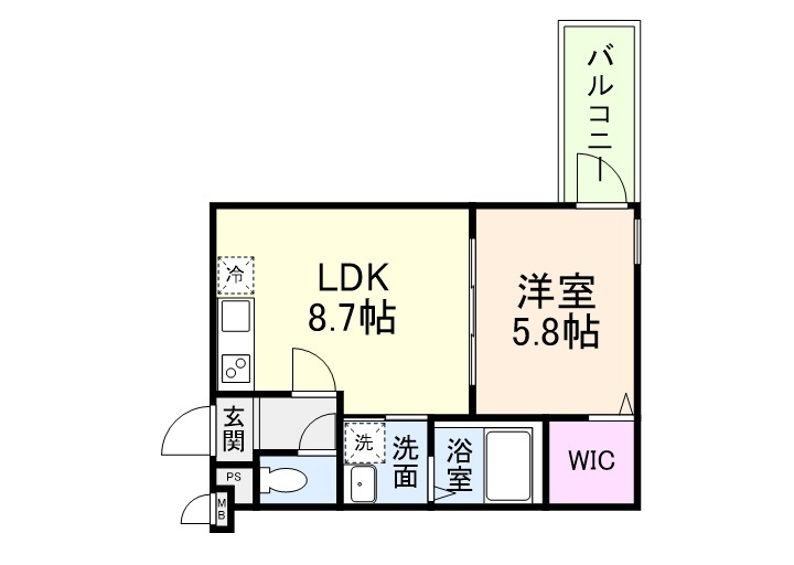 CHARME PARKSIDE Ⅱの間取り