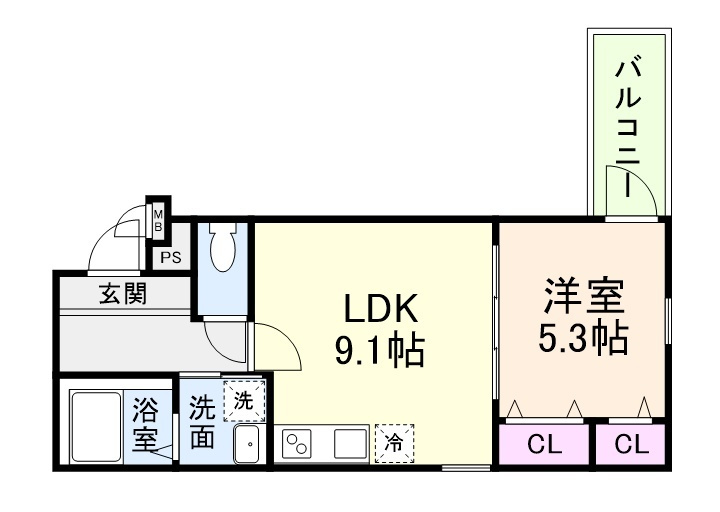 CHARME PARKSIDE Ⅱの間取り
