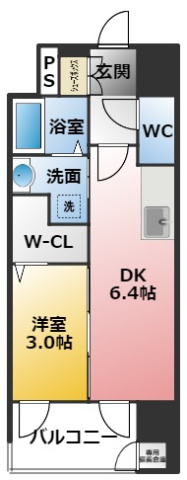 エステムコート名古屋セントリアの間取り|
