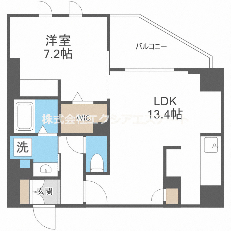 Ｅｌｙｓｉｏｎ天王寺の間取り
