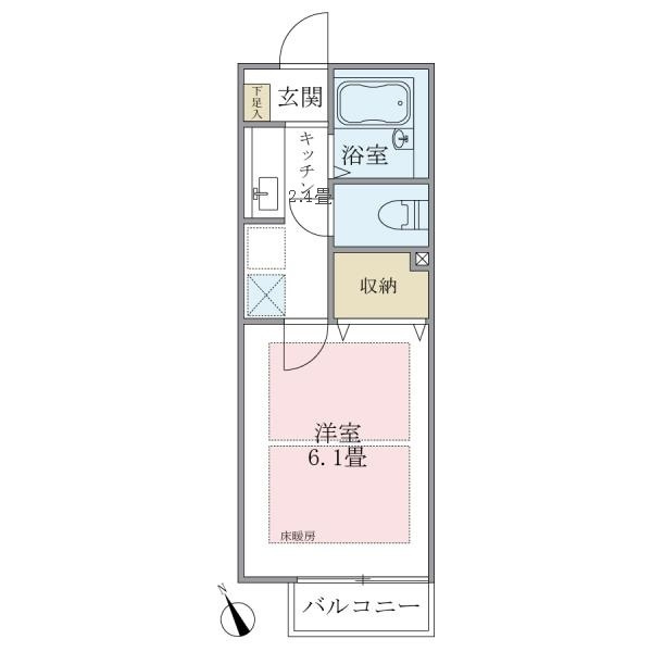 エルソル阿佐ヶ谷Ｉの間取り