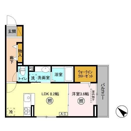 ウィン行徳の間取り