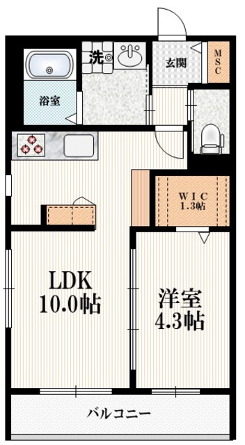 クレセール南青山の間取り|★角部屋２面採光★