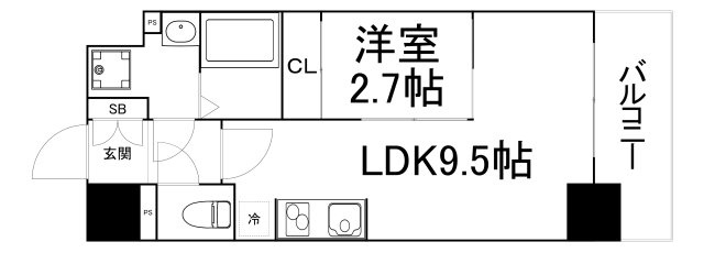 【間取り】 | セレーノ南森町