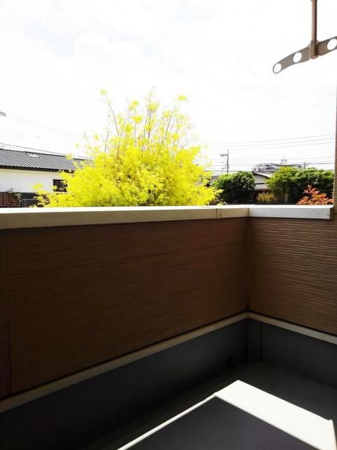グレイス春日のバルコニー