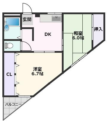 【間取り】 | 第6マンション