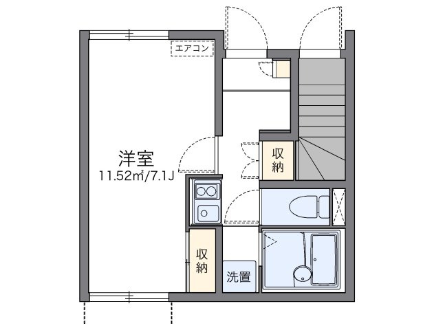 レオネクストユリの間取り