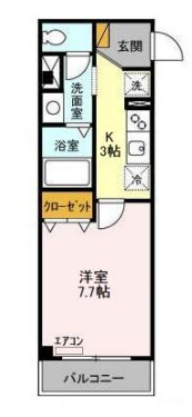 ラ・ファウンテンの間取り