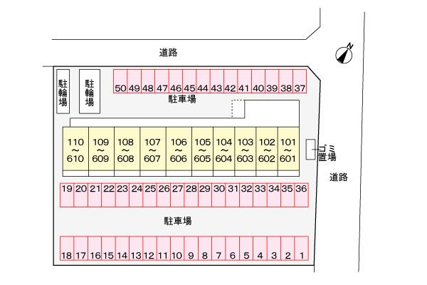 ＥＬＥＶＩＴＡ弥永の駐車場