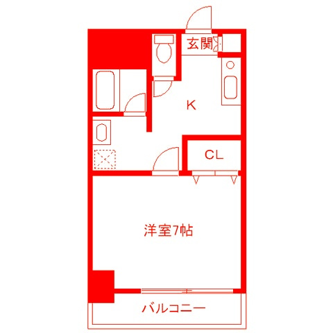 藤沢市下土棚の賃貸マンションの間取り