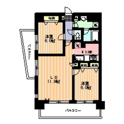 【間取り】 | メルヴェーユ調布