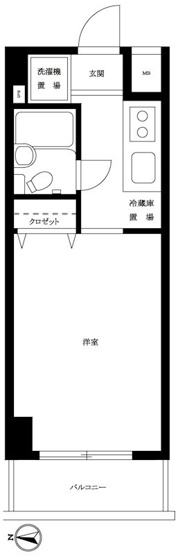 【間取り】 | ルーブル池上Ⅱ