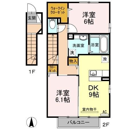ダルメシアン　ハウスの間取り