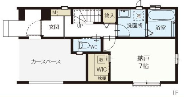 【仲介手数料無料】所沢くすのき台全３棟Ａ号棟　所沢市の不動産なら西武ハウジングの間取り