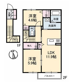 ＳｈａＭａｉｓｏｎ　Ａｎｇｅｒｏｓｅの間取り