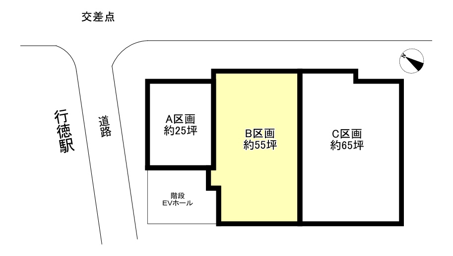 エンドービルの間取り