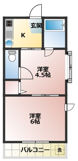 パレス芝公園の間取り