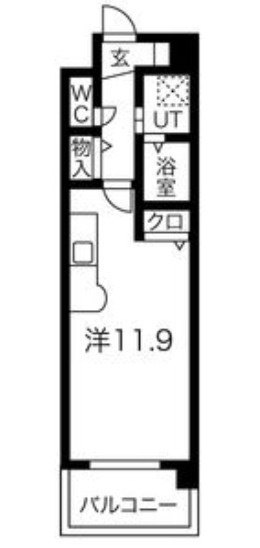 福岡市南区大楠２丁目の賃貸マンションの間取り