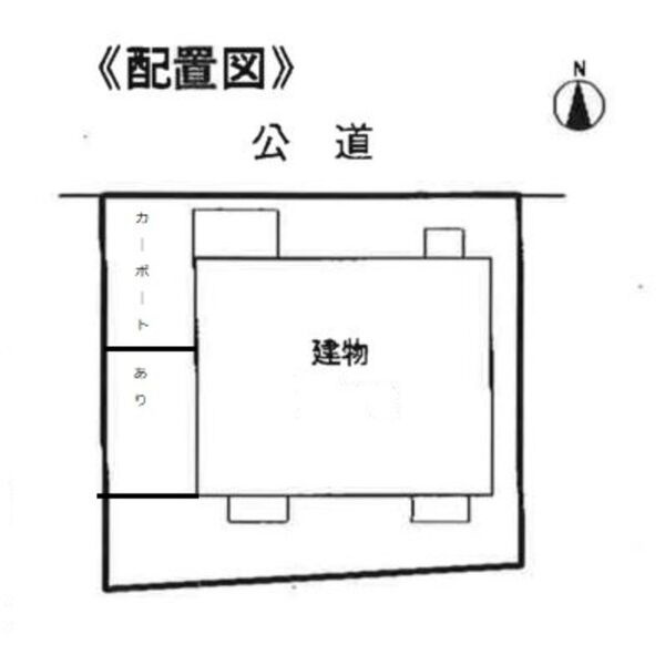 一宮市大和町馬引戸建の区画図