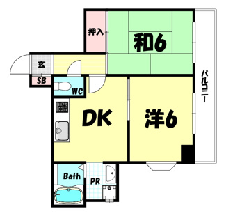 【間取り】 | フェニックスハイツ山手