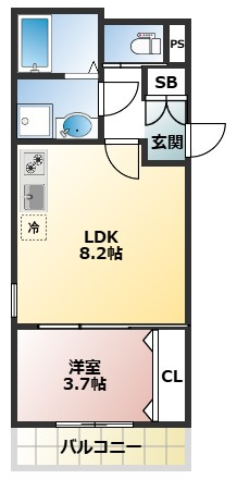 ジーメゾン東味鋺の間取り