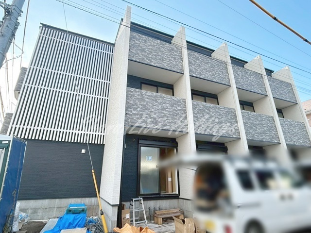 藤沢市長後のアパートの外観