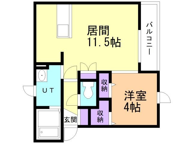 プチメゾン高砂２　A・Bの間取り