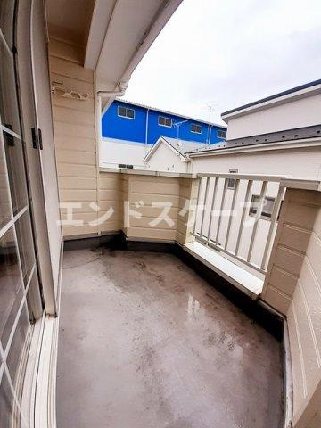 メルベーユＢのバルコニー|高崎、前橋のお部屋探しはエンドスケープまで！お客様の理想お聞かせ下さい♪