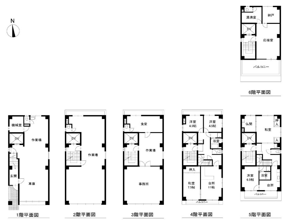 台東区千束３丁目のビルの間取り