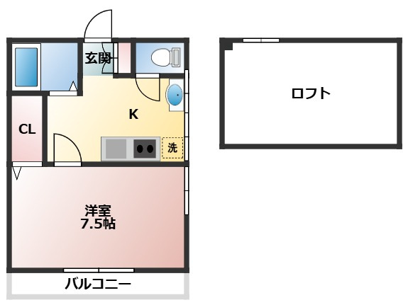 グリーンタウンの間取り