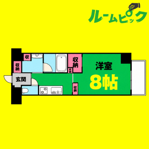 ブレストンコート瑞穂運動場東　名古屋市賃貸　仲介手数料無料の間取り