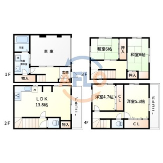 【間取り】 | 三軒家東4丁目戸建 | 三軒家東4丁目戸建　間取り