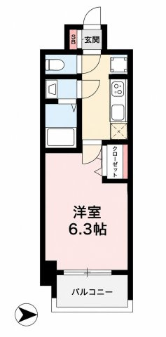ディアレイシャス矢場町の間取り